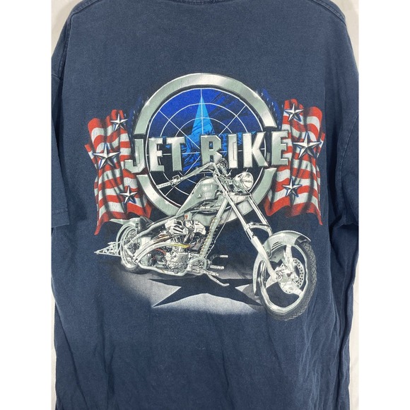 Vintage American Choppers Shirt Mens XL Extra Large Biker Rally Jet Bike Adult - Picture 12 of 16